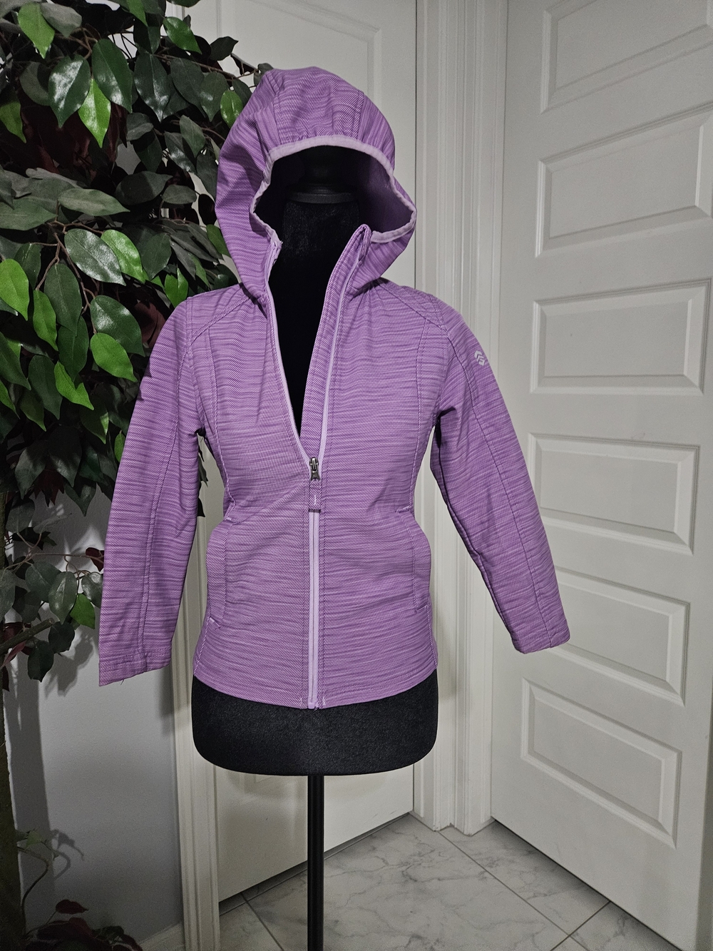 Free Country Women's Lavender Hooded Utility Jacket